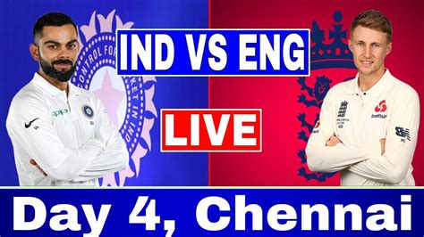 india vs england live score today test match